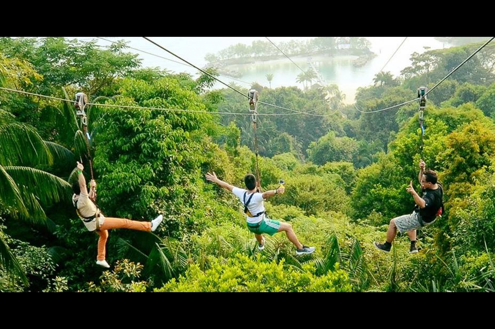 Zipline at Mega Adventure Park, Sentosa Island, Singapore | Gokayu ...